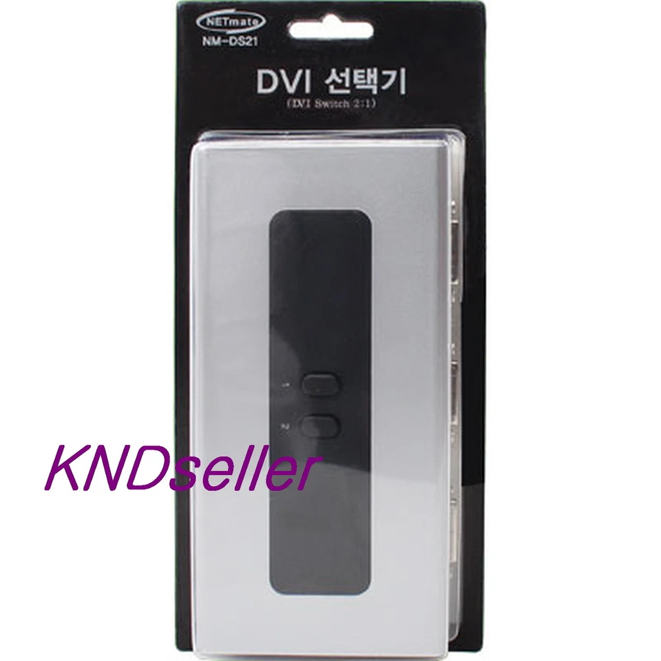 DVI 2 Port 2:1 Manual Selector High Quality Switch Box digital WQHD 1920x1080 - Image 3 of 4