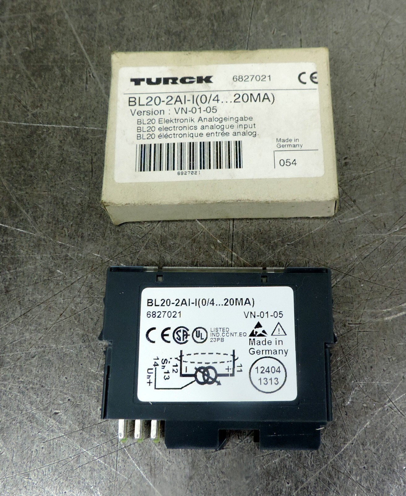Turck BL20-2AI-I (0/4...20MA) Electronic Module 6827021
