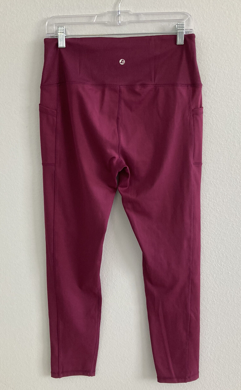 LegEnd Leggings Yoga Pants with pockets Womens Size Large Fuschia eBay
