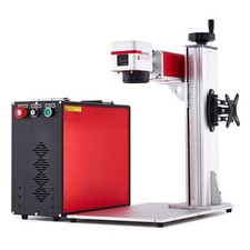 Secondhand MOPA 100W Split Fiber Laser Engraving Machine 6.9" 6.9" Working Area