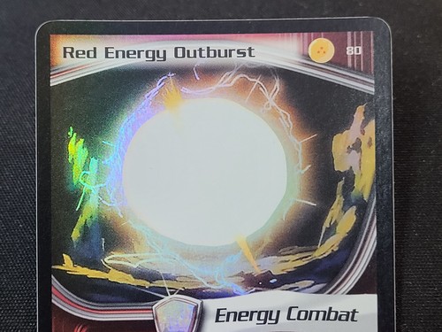 Dragon Ball Z FOIL Red Energy Outburst 80 BDZ CCG Unlimited Babidi Saga NM - Imagen 3 de 8