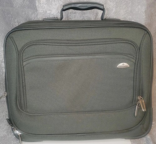 Samsonite Rolling Briefcase Carry On Laptop Bag Overnight Business Travel Case