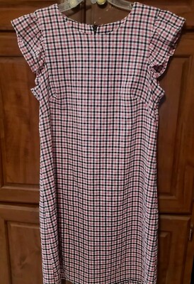 eliza j pink gingham dress Nobody's Child - Eliza Midi Dress - Women - Cotton - 8 US