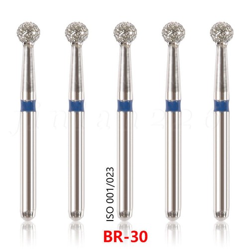 5-100pc SANDENT Dental Diamond Burs For High Speed Handpiece Friction Grip 1.6mm - Picture 25 of 865