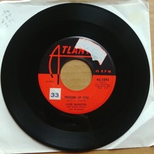 CLYDE MCPHATTER Treasure Of Love 45 7" R B SOUL Record Vinyl Atlantic Records