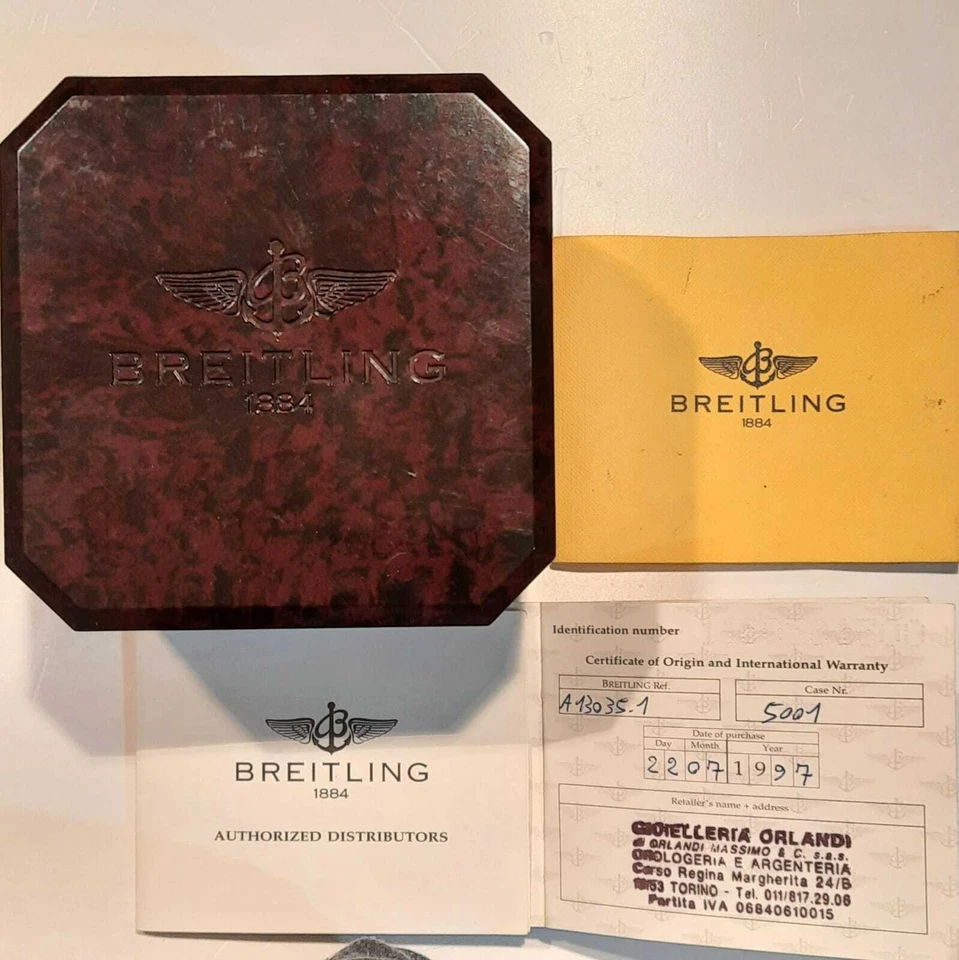 OROLOGIO UOMO AUTOMATICO BREITILING COLT CHRONOGRAPHE A13035.1 - Immagine 4 di 4