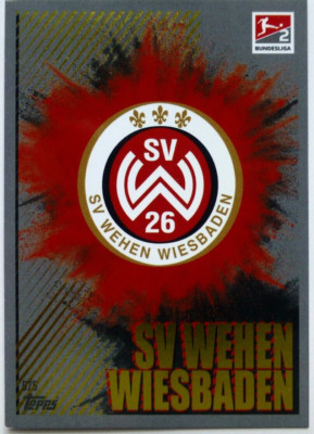 TCS 1976  Match Attax Bundesliga 2023/24 Vereinswappen SV Wehen Wiesbaden # 575