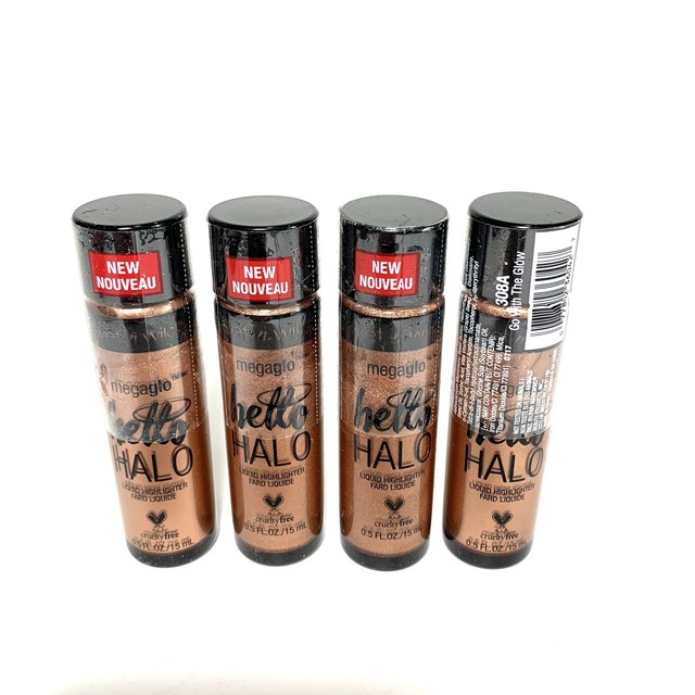 4 Pack Wet N Wild Megaglo Hello Halo Liquid Highlighter
