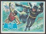 1966 Topps Batman B Series, #41B Blue Bat Trading Card, Blue