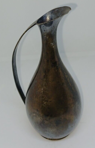 Danmark VTG Metal Ornamental pitcher 5" tall Pre-owned. Nice patina. - Picture 3 of 4