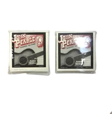 John Pearse Guitar Strings 2 Sets Acoustic Medium #700M Phosphor Bronze