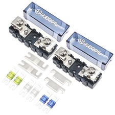 Recoil MFHA-2 0/2/4 Gauge Modular Inline ANL mini-ANL Fuse Blocks 2 Packs