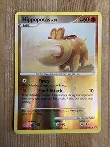 Hippopotas 51/130 REVERSE HOLO Pokemon Diamond & Pearl LP 2007