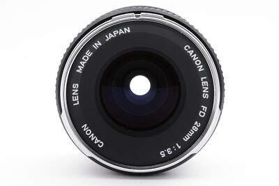 NearMINT] Canon FD 28mm f/3.5 Wide Angle MF Lens from Japan #C3411