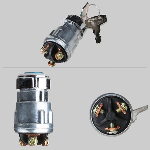 Universal Car Boat Motorcycle Ignition Starter Switch/Barrel 3 Position W/ 2 Key - Picture 9 of 9