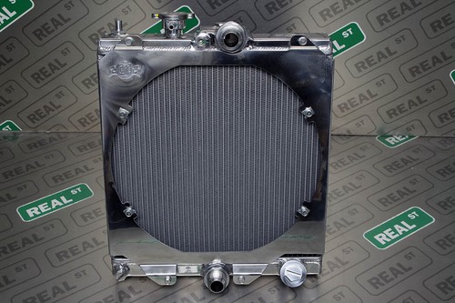CSF Polished Half Radiator 92-95 Honda Civic EG EK 01-07 Evo VII VIII IX CT9A - Picture 2 of 9