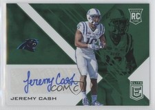 2016 Donruss Elite Elite Rookie Auto Green Jeremy Cash #ERA-JC Auto 1o3