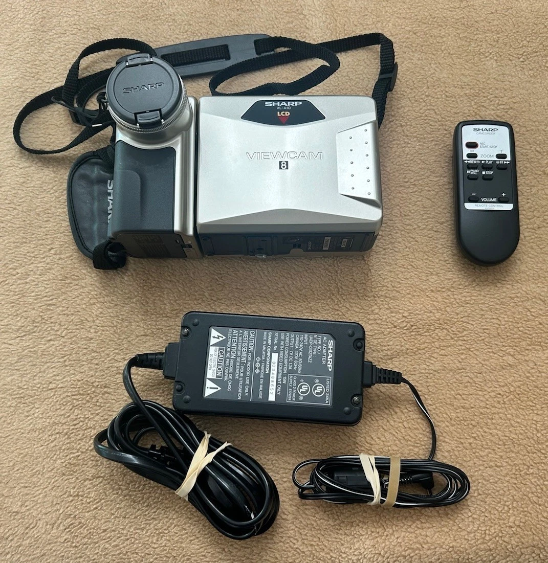 Sharp Viewcam Silver Hi8 Camcorders for sale | eBay