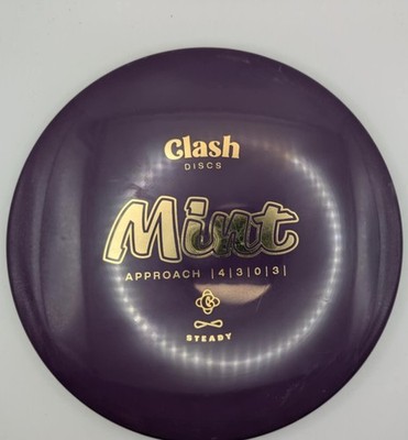 Clash Discs Mint - Steady Plastic - Purple - Lightly Used (Inked)