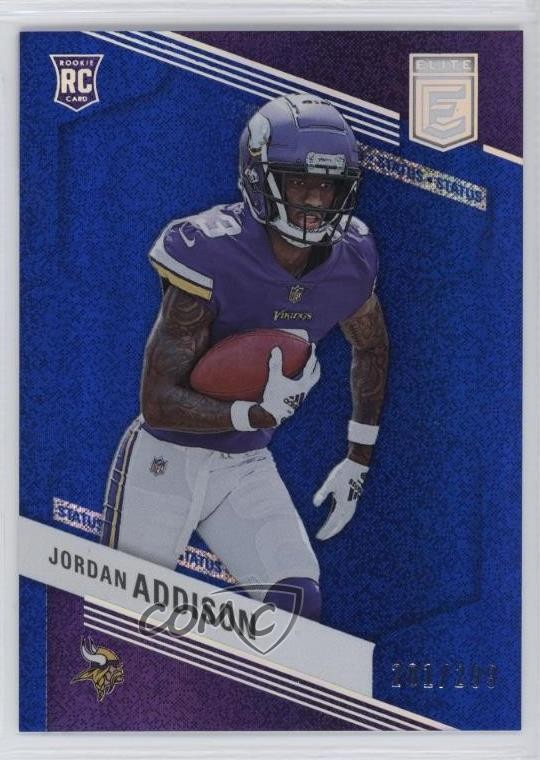 2023 Donruss Elite Rookies Status Sparkle /299 Jordan Addison Rookie RC 17vi