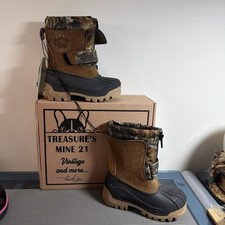 Ozark Trail Snow Rain Winter Weather Boots Toddler S 6 Camo Mossy Oak 7G31