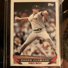 1993 Topps MLB #4 Roger Clemens BASEBALL Boston Red Sox