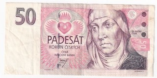 50 Kronen Tschechien 1993 (P. 4)
