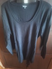 Port Louis schwarzer Damenpullover~L 44/46