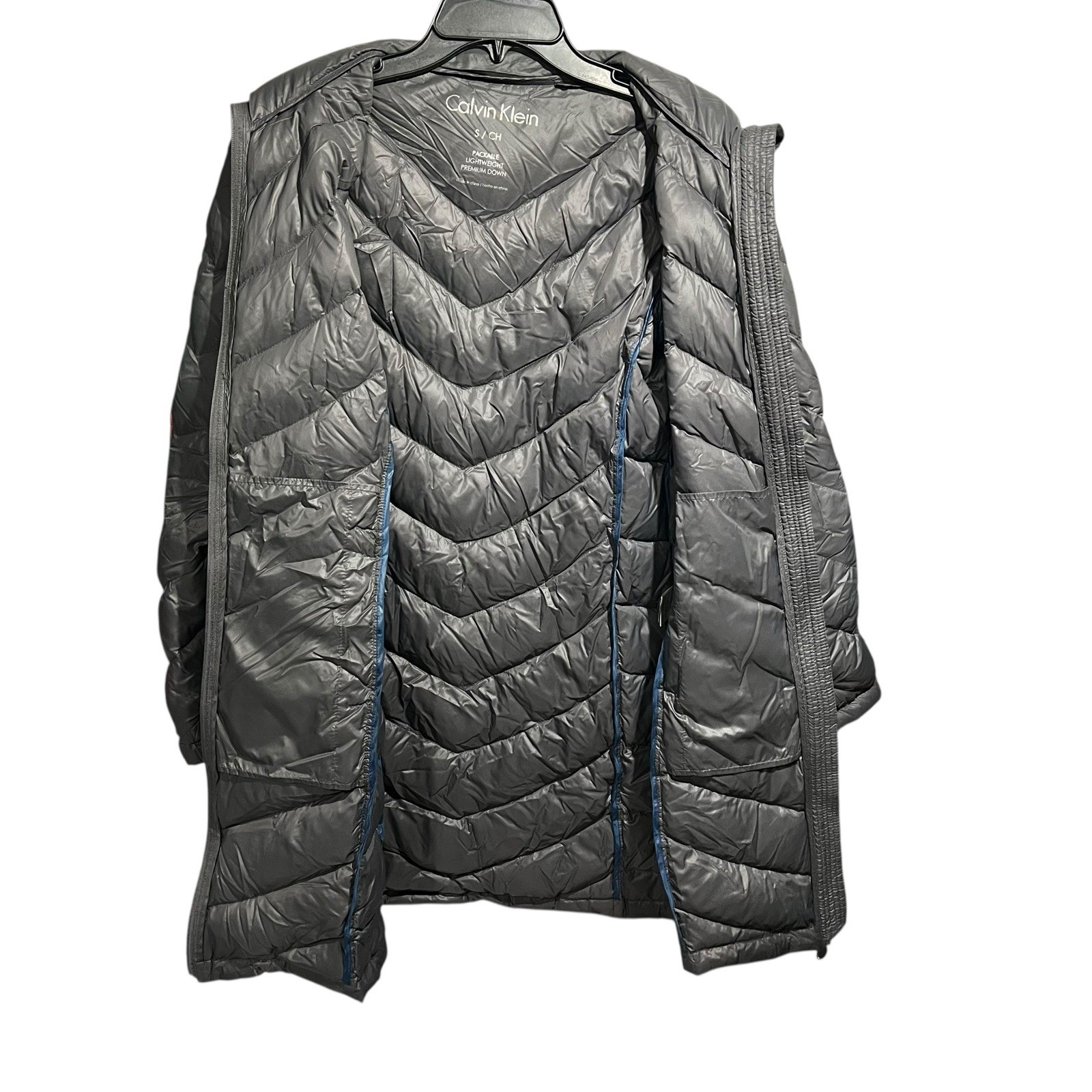 Calvin Klein Packable Duck Down Jacket Womens S G… - image 9