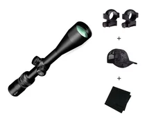 VORTEX Sonora 4-12x44 Riflescope w/ 1" Scope Rings, Logo Hat & Microfiber Cloth