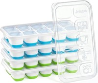 EiswüRfelform Silikon Bpa-Frei Mit Deckel 4Er Set Kleine 4 StüCk