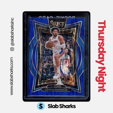 2024 PANINI SELECT #65 CADE CUNNINGHAM CONCOURSE BLUE FLASH PRIZM /99