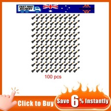 100x Car Auto TR 413 Snap In Tyre (Tire) Valve Rubber Tubeless Short Durable