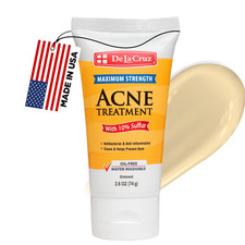 Sulfur Ointment - Cystic Acne Treatment for Face and Body - Daily 10 Min Spot Tr