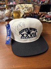 Dallas Cowboys Super Bowl XXVII Champions Hat Signed Alvin Harper #80