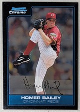 2006 Bowman Draft Futures Game - Chrome Homer Bailey Cincinnati Reds #FG37