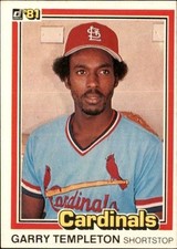 1981 Donruss #187 Garry Templeton