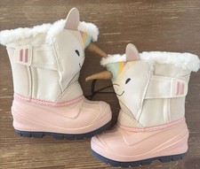 Toddler Girl Winter Boots Sz 5 Frankie Unicorn Cat Jack Retail 34.99
