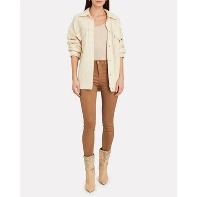 LAGENCE NWT $275 Margot Mid-rise Skinny Ankle in Hazelnut Size 24