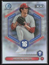 2026 Bowman Chrome Top 100 Andrew Painter Philadelphia Phillies #BTP-16