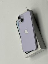 Apple iPhone 14 128GB Purple Unlocked +Extras-Battery 100%-Excellent Condition