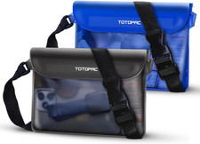 2-Pack Waterproof Fanny Pack, Phone Pouch with Waist Strap, 9X6.7 Inch Dry Bag f