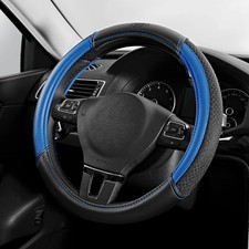 Skechers Air-cooled Steering Wheel Coverair Cool Mesh Leather Car Blue Skechers Air-cooled Steering Wheel Coverair Cool Mesh Leather Car Blue