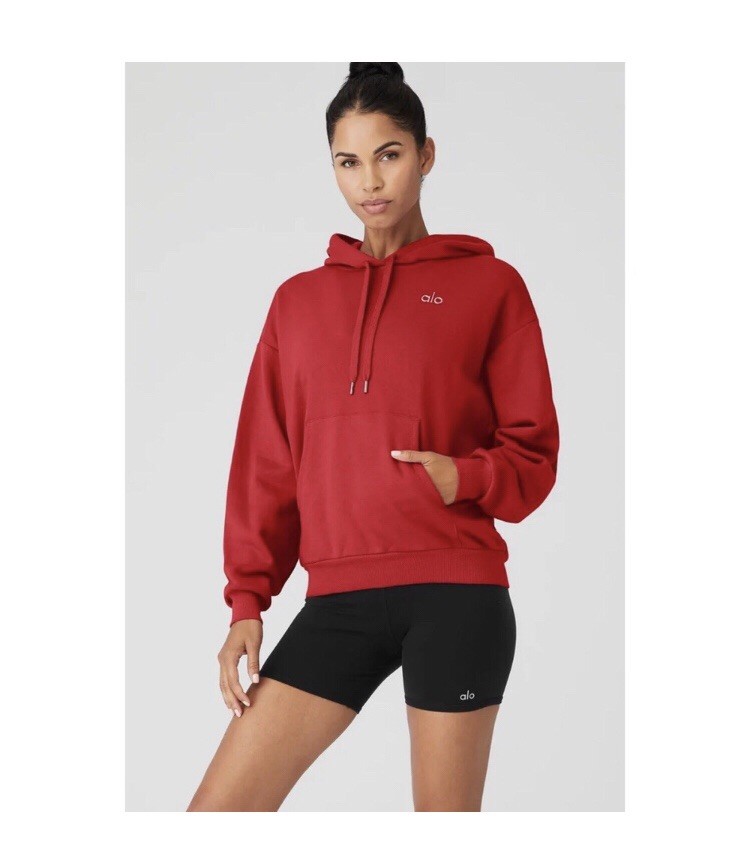 alo フード付きパーカー XS レッド Alo Yoga Accolade Hoodie Classic Red S | eBay