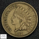1860 Copper-Nickel Indian Head Cent 1C