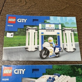 LEGO City: Police Station 60246 Manuals Only #1 #2 #4