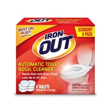 Iron OUT Automatic Toilet Bowl Cleaner, Repel Rust and Hard Water Stains with