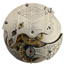 Antique 1s 1888 Waltham Royal Quality Mechanical Hunter Pocket Watch Movement B