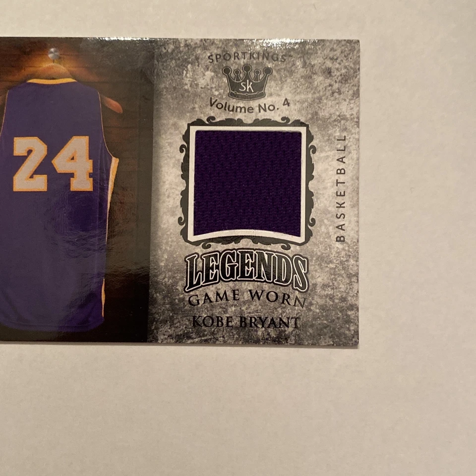 2023 Kobe Bryant Sport Kings Legends Game Worn Jersey Patch LSM-72 Lakers HOF - Image 2 of 3