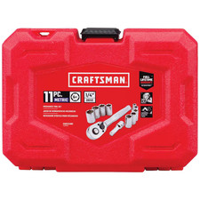 Craftsman 14 Drive 11 Piece 6 Point Metric Mechanics Tool Set Cmmt34861 Nisp Craftsman 14 Drive 11 Piece 6 Point Metric Mechanics Tool Set Cmmt34861 Nisp